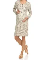 Dámska nočná košeľa 15386 - 425 - Potlač srdce - Vamp