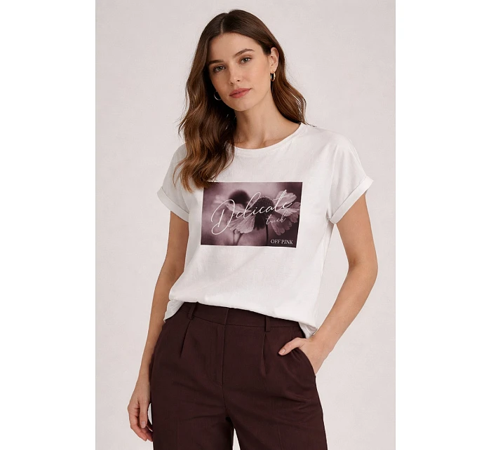 model 22079076 BLOUSE - OFF PINK model 22079076 BLOUSE - OFF PINK