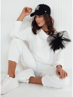 Dámská mikina ecru s výstřihem Dstreet model 21972827 - FashionStreet