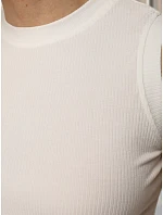 Top damski bez basic biały model 22144380 - FashionStreet