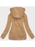 Dámska športová mikina v nahej farbe (W03-160)