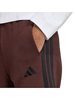 Pánské kalhoty Essentials 3Stripes Fleece hnědé model 21342770 - ADIDAS