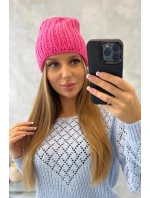 Dámská čepice Rebeka model 21798573 pink neon - K-Fashion Dámská čepice Rebeka model 21798573 pink neon - K-Fashion