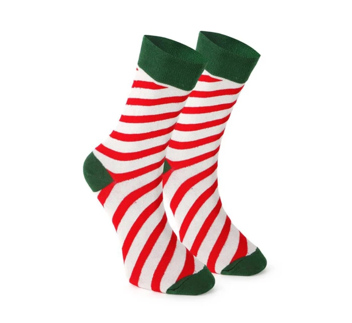 Unisex vánoční ponožky v – sada 2 se a pruhy model 21772712 - K-Fashion