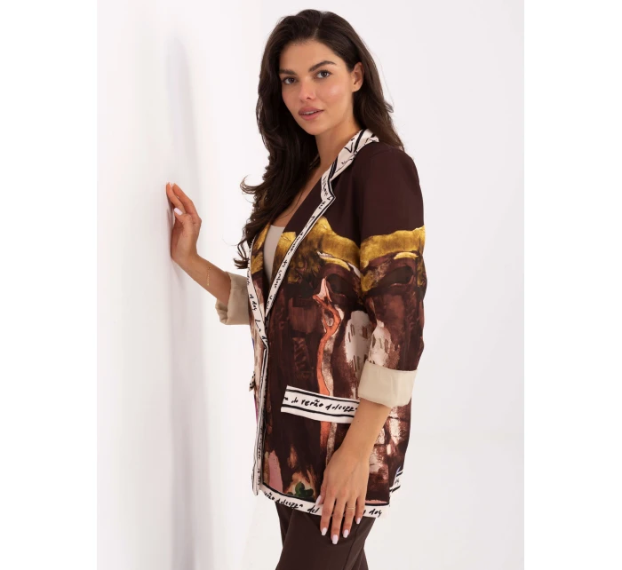 Marynarka IT MA model 21393047 brązowy - FPrice