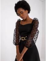 Šaty LK SK 508854.56 čierna