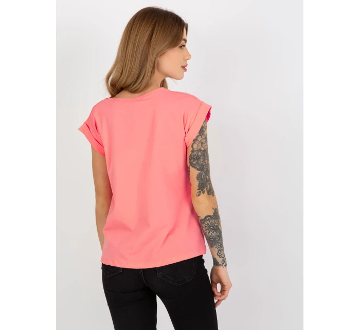 T shirt RV TS model 21863372 brzoskwiniowy - FPrice