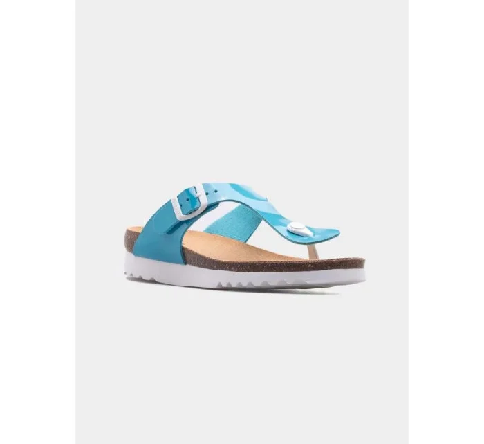 Dámské žabky Visa W Modrá mix model 20329932 - SCHOLL Dámské žabky Visa W Modrá mix model 20329932 - SCHOLL