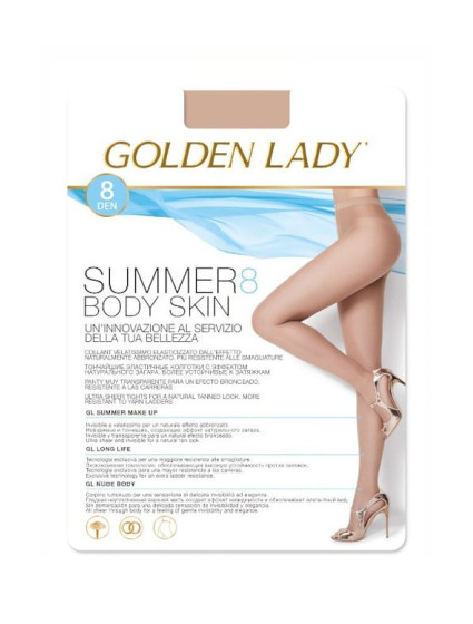 Dámske pančuchové nohavice Golden Lady Summer Body Skin 8 deň 2-4