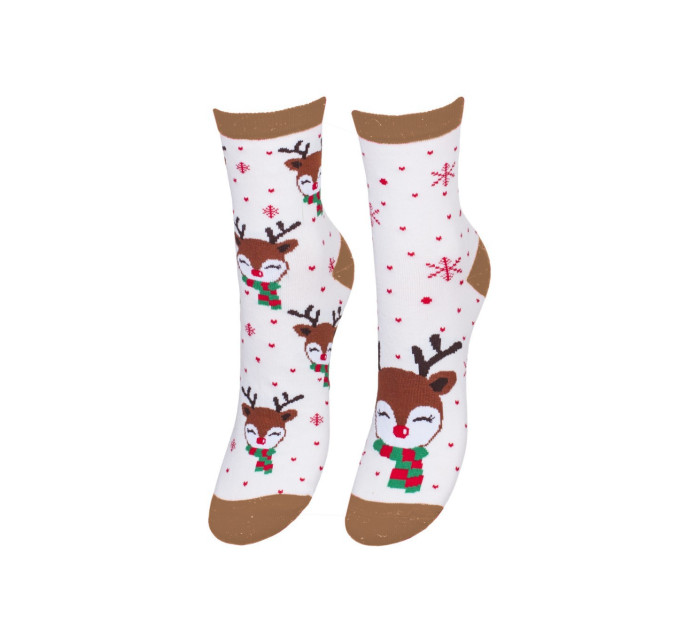 Dámske ponožky Milena 1283 Vianočné 37-41