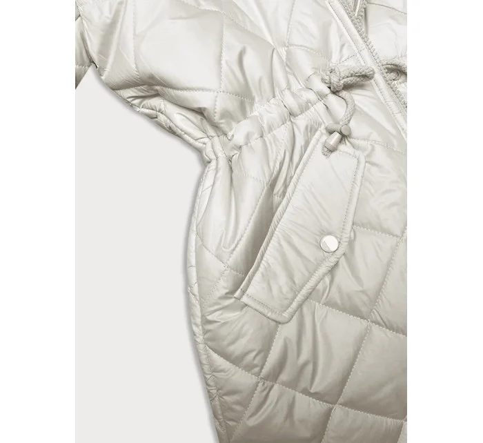 kurtka damska pikowana ecru model 21246998 - Z-DESIGN kurtka damska pikowana ecru model 21246998 - Z-DESIGN