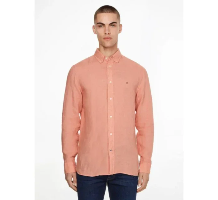 Tommy Hilfiger Košeľa z farbeného ľanu M MW0MW23147 Tommy Hilfiger Košeľa z farbeného ľanu M MW0MW23147