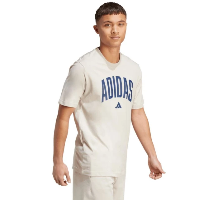 Pánské tričko beige pánské model 21720531 - ADIDAS Pánské tričko beige pánské model 21720531 - ADIDAS
