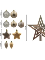 BOMBKA DEKORACYJNA PLASTIKOWA  CREAM model 21832959 - MICA