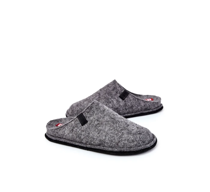 Klasické pánské pantofle Big Star model 21601045 šedé - Big Star Shoes