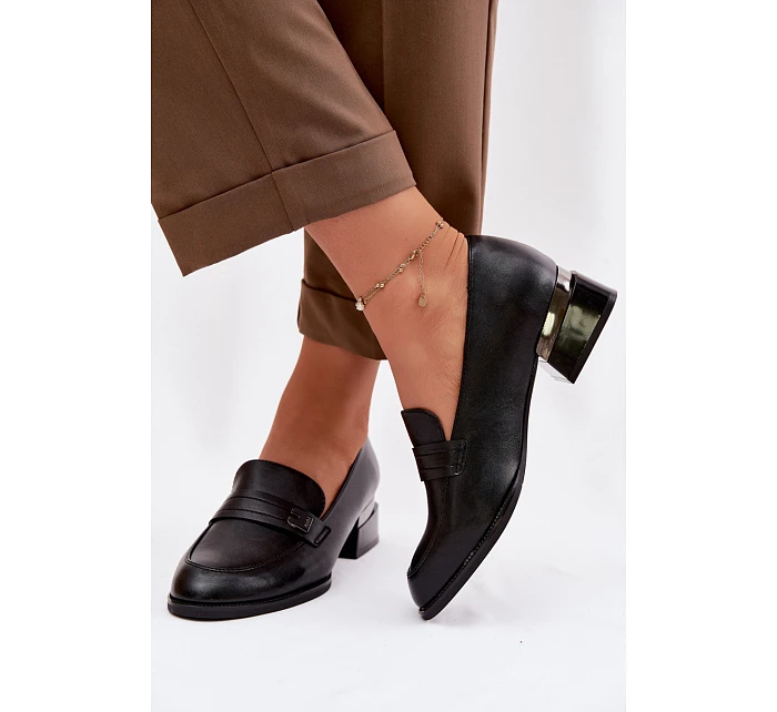 Dámské polobotky na  Černé model 22100835 - VINCEZA