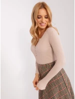 Bluzka RV BZ model 19069322 beżowy - FPrice