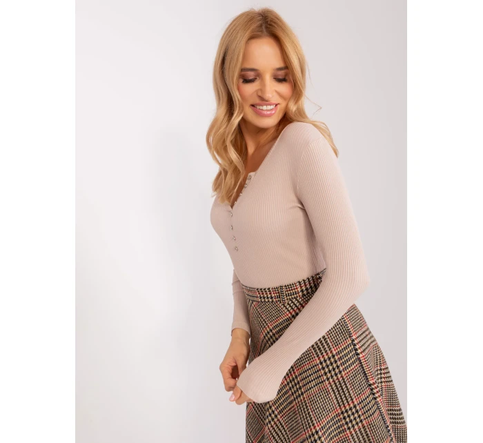 Bluzka RV BZ model 19069322 beżowy - FPrice