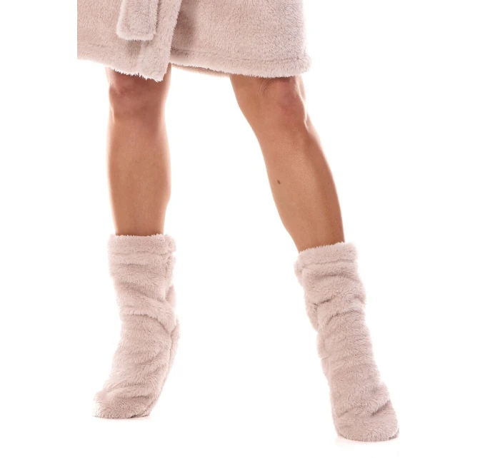Dámske teplé ponožky 2407 Powder pink - L&L