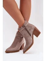 Topánky na podpätku model 224702 Step in style Topánky na podpätku model 224702 Step in style