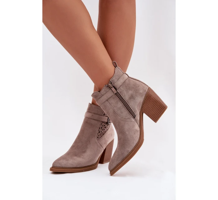 Topánky na podpätku model 224702 Step in style Topánky na podpätku model 224702 Step in style