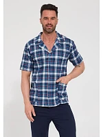 Cornette 318/62 cr/r M-2XL pánske pyžamo bez zipsu