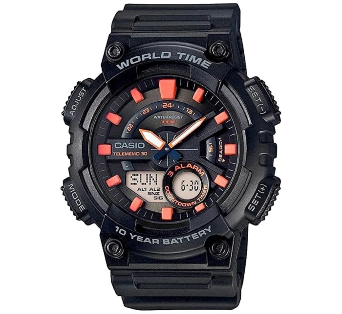 Pánske hodinky CASIO Gerton AEQ-110W-1A2VDF + BOX Pánske hodinky CASIO Gerton AEQ-110W-1A2VDF + BOX