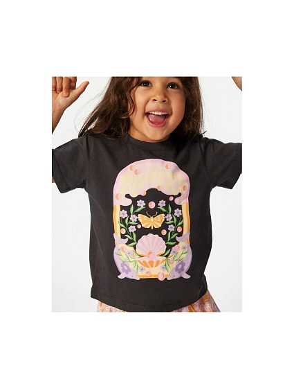 Tričko Rainbow Art Tee – černé model 22235753 - Rip Curl