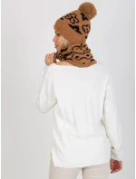 Tunelový šál AT KM CM 331 hnedý