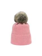 Ružová čiapka Soft Fluff - Art of Polo