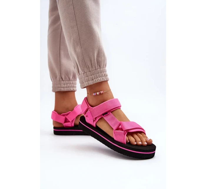 Dámské sandály na platformě Lee Cooper Fuchsia Dámské sandály na platformě Lee Cooper Fuchsia