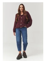 Sveter na gombíky model 219738 Makadamia