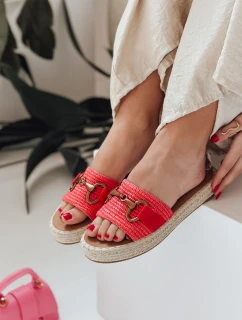 Dámské žabky červené model 21990034 - Dstreet