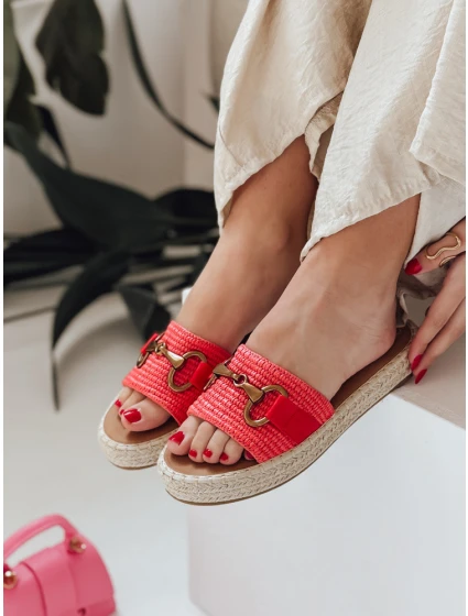 Dámske žabky MISSWAVE červené FashionStreet ZY0948