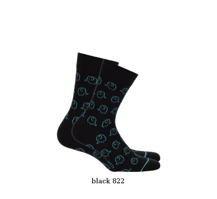 Pánske ponožky Wola Perfect Man vzorované W 94N03 Casual