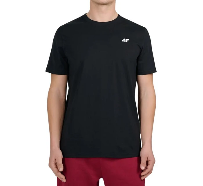 Pánske tričko 4F M3341 deep black 4FWMM00TTSHM3341 20S pánske Pánske tričko 4F M3341 deep black 4FWMM00TTSHM3341 20S pánske