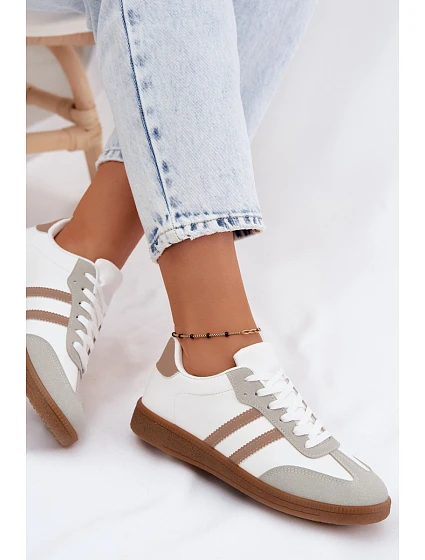 Dámske tenisky White-Beige Seabell Dámske tenisky White-Beige Seabell