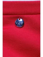 Mini šaty s na ramenou červené model 19660938 - Moe