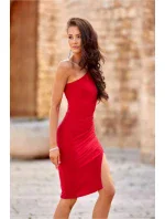 Večerní šaty model 20748600 červené - Roco Fashion Večerní šaty model 20748600 červené - Roco Fashion