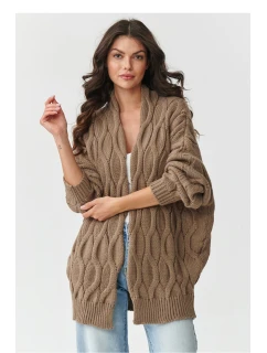 Sveter na gombíky model 217408 Makadamia