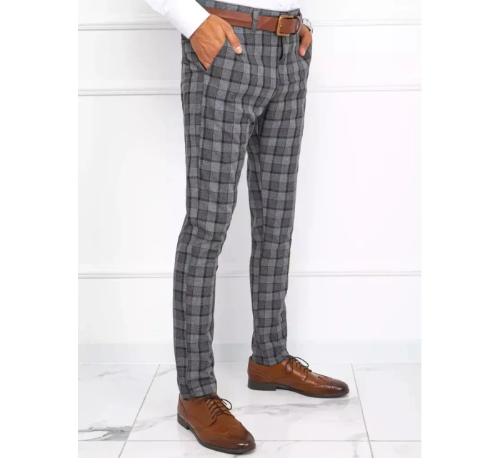 Pánské tmavě šedé kalhoty model 21965093 - Dstreet Pánské tmavě šedé kalhoty model 21965093 - Dstreet