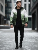 Pánská zimní lyžařská bunda zelená Dstreet model 21995669 - FashionStreet Pánská zimní lyžařská bunda zelená Dstreet model 21995669 - FashionStreet