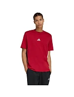 Pánské tričko Essentials 3Stripes červené model 22071176 pánské - ADIDAS