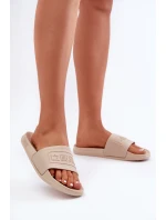 Lehké Dámské Pantofle Big Star model 21675995 Béžové - Big Star Shoes Lehké Dámské Pantofle Big Star model 21675995 Béžové - Big Star Shoes