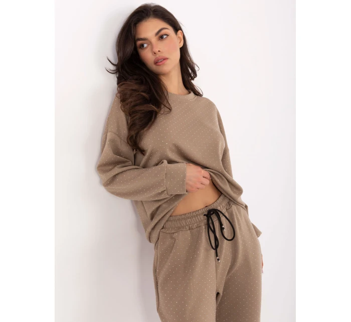 Komplet IT KMPL model 21462842 ciemny bezowy - FPrice Komplet IT KMPL model 21462842 ciemny bezowy - FPrice