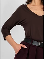 Blúzka RV BZ A1189.24 tmavohnedá