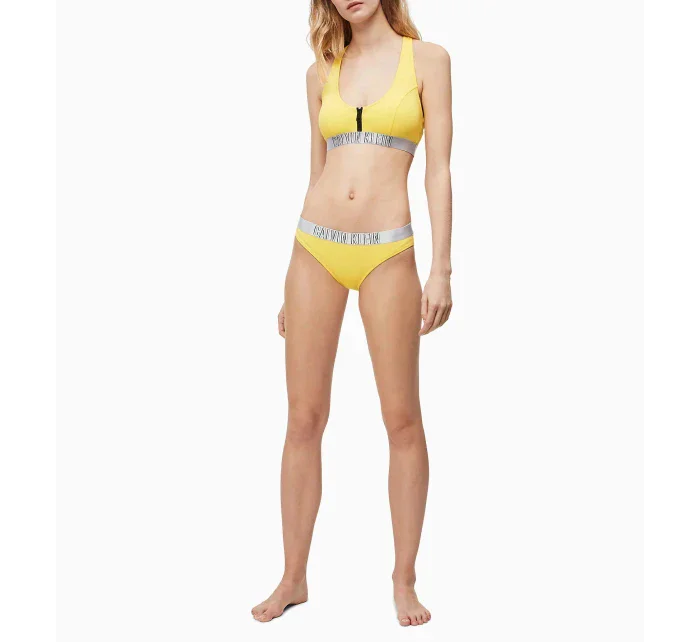 Vrchní díl plavek model 7763238 žlutá - Calvin Klein Vrchní díl plavek model 7763238 žlutá - Calvin Klein