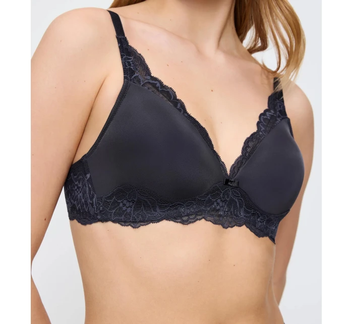 Dámska podprsenka Amourette Charm T Bra P - tmavo šedá 00JO - TRIUMPH