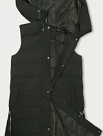 Dámska dlhá páperová vesta (5M3157-136)