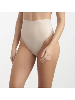 Dámske tangá s vyšším pásom DIM INVISIBLE MID WAIST THONG - DIM - nude